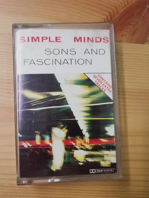 Simple Minds Sons And Fascination + 7 BONUS TRACKS Cassette UK (Box P) - Image 1 of 4