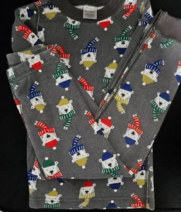 Boy's HANNA ANDERSSON L/S Multi-Gray Polar Bear Motif Pajama Set Size: 120cm/6-7 - Picture 1 of 5
