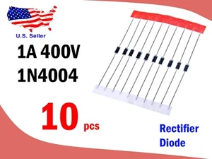 1N4004 (10 pcs) 1A 400V Rectifier Diode - Free & Fast shipping - Picture 1 of 2