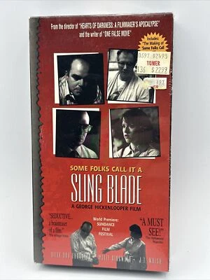 Some Folks Call It a Sling Blade 1995 VHS Billy Bob Thornton Ringwald SEALED NOS - Image 1 of 4