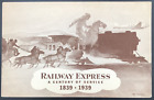 Vintage Railway Express A Century of Service 1839-1939 Postcard Carl Burger