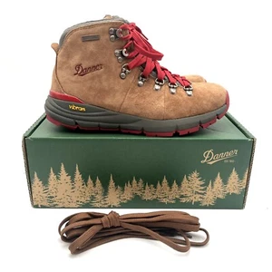 Danner Mountain 600 Women’s Hiking Boots Waterproof Sz. 9 M 4.5" Brown Red 62245 - Picture 1 of 9