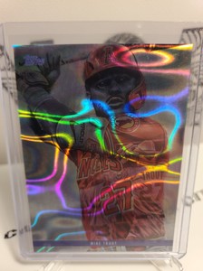 Mike Trout 2022 Topps x Lauren Taylor #1 🔥 Lava Foil Refractor 🔥 Wave 1 Angels