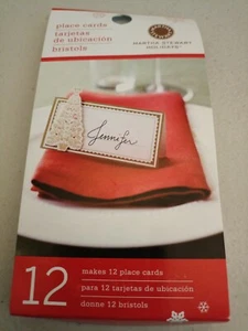 Martha Stewart Holiday Place Cards three packs of 12 - Picture 1 of 3