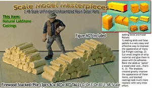 Pilas de leña-3 pilas grandes a escala 30 obras maestras/yorke *NUEVO* - Imagen 1 de 12
