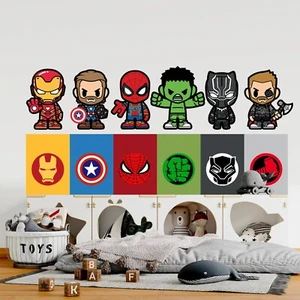 Avengers Logo Superhero age of ultron Boys Room Decoration Wall Decal Sticker - Picture 1 of 6