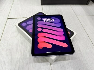 Apple iPad Mini 6th Generation 8.3" 64GB WiFi & Cellular 5G Unlocked - Purple - Image 1 of 4