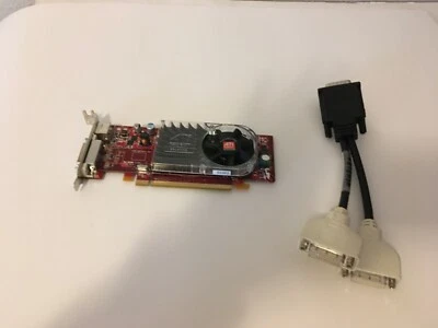 Y103D Dell ATI Radeon HD 3450 S-Video DVI Low Video Card  - Image 1 of 4