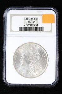 1884-O Morgan Dollar NGC MS64 318L - Picture 1 of 4