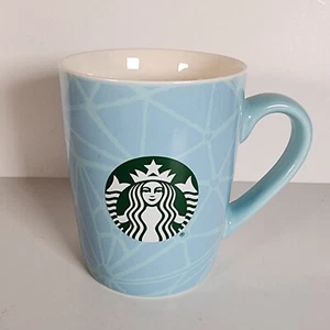 Taza de té de café de cerámica Starbucks 2021 verde azulado con logotipo de sirena aguamarina 10 OZ NUEVA - Imagen 1 de 4