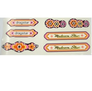 Malvern Star Dragstar C decals for vintage two styles, one style per sale - Foto 1 di 2
