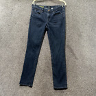 J Crew Jeans 30 Toothpick Low Rise Skinny Blue Stretch Denim Casual 5 Pocket