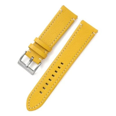 Soft Lychee Grain Leather Watch Band 18mm 19mm 20 21 22mm 24mm Watch Strap Belt - Image 1 of 4