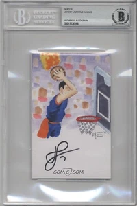 JEREMY LIN LIN LINSANITY NBA JAM KNICKS BOCETO ARTÍSTICO ORIGINAL FIRMADO 1/1 BAJO - Imagen 1 de 2
