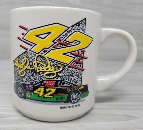 Kyle Petty 42 Racing Mello Yello 1992 Vintage Coffee Mug Cup Cover