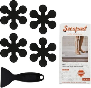 Bathtub Stickers Non-Slip, Safety Shower Treads Adhesive Appliques with Premium - Picture 1 of 7