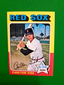 1975 Topps "Mini" Carlton Fisk #80 Boston Red Sox SHARP CORNERS!  - Picture 1 of 2