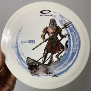 Gold Ice Trident Latitude 64 Disc Golf Dynamic Driver Westside Trilogy Rare Line - Picture 1 of 1