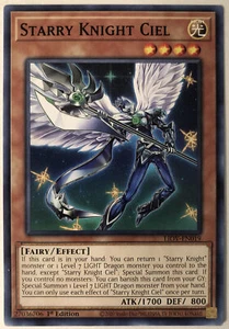 Yugioh Lightning Overdrive LIOV-EN019 Starry Knight Ciel Common NM/M - Picture 1 of 1