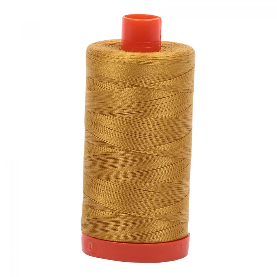AURIFIL QUILT THREAD - 50 WT - 1422 yds #5022, Mustard - Image 1 of 1