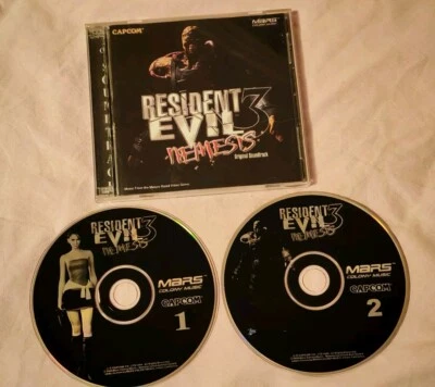 Resident Evil 3 Nemesis Original Soundtrack OST CD Very Rare Capcom - Immagine 1 di 4