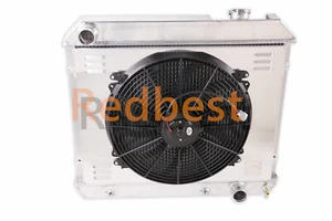 Ventilador de cubierta de radiador de aluminio 3R para camioneta Chevy GMC serie C/K 63-66 4,1-5,7 L Pontiac - Imagen 1 de 12