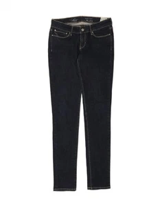 LEVI'S Womens Slight Curve Skinny Jeans W29 L34 Navy Blue Cotton CT01 - Picture 1 of 3