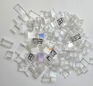 LEGO X140 Translucent Clear Panel 1X2 & 1X3 LOT Parts Bulk Building 2362 87552 B - Picture 1 of 5