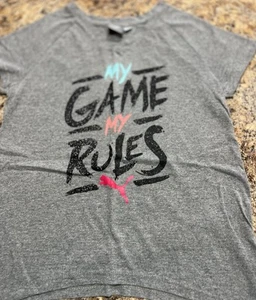 Girl’s PUMA T-Shirt Size 8/10 - Picture 1 of 2