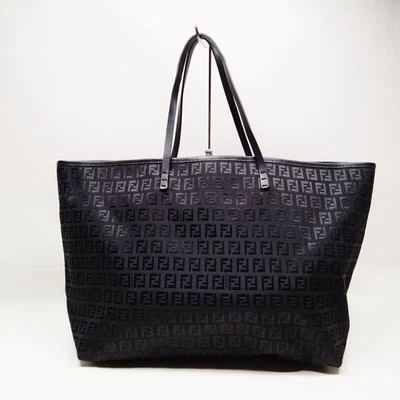Fendi Tote Bag Black Nylon 455999 - Image 1 of 4