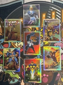 Lote de 7 cartas Skybox Marvel Masterpieces 92 Platinum Rainbow Parallel 2024 - Imagen 1 de 8