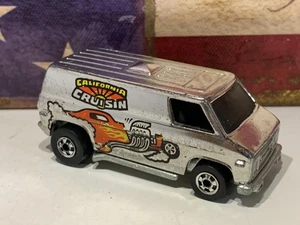HOT WHEELS SUPER VAN 1979 SUPER STREETERS, CHROME, CALIFORNIA CRUISIN,LOOSE NICE - Picture 1 of 6