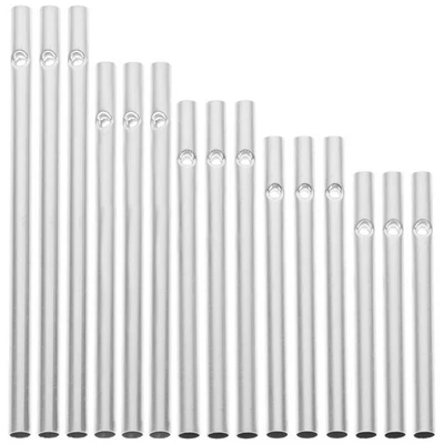 60 Pcs DIY Wind Chimes Work Mother Making Supplies Aluminum Tube - Image 1 of 4