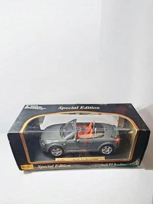 🔥Maisto Edición Especial Audi TT Roadster 1:18 Gris Diecast Coche Coleccionable  Foto 1 de 4
