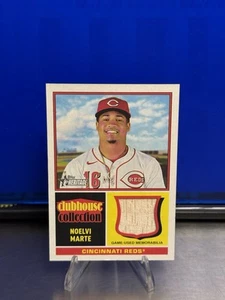 Noelvi Marte 2025 Topps Heritage Baseball Clubhouse Collection CCR-NM Reds MLB - Picture 1 of 12