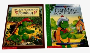 Franklin The Turtle PB Book Lot Of 2 Finders Keepers/Bicycle Helmet - Bild 1 von 2