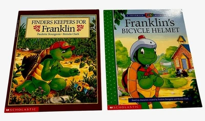 Franklin The Turtle PB Book Lot Of 2 Finders Keepers/Bicycle Helmet - Image 1 of 2