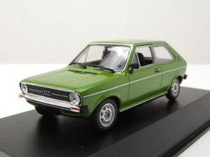 MAXICHAMPS - Voiture de 1975 couleur verte – AUDI 50 - 1/43 - MXC940010400 - Photo 1/8