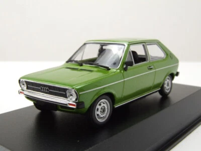 MAXICHAMPS - Voiture de 1975 couleur verte – AUDI 50 - 1/43 - MXC940010400 - Photo 1/4