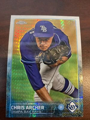 2015 Topps Chrome Prism Refractors #152 Chris Archer - Image 1 of 2