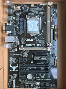 ASUS TUF TROOPER B85 Motherboard Mainboard Intel B85 LGA1150 DDR3 VGA With I/O - Picture 1 of 1