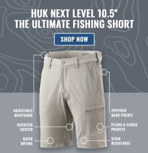 Huk Next Level 10.5" Shorts H2000011 - Choose Size / Color