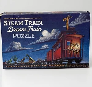Steam Train Dream Train Puzzle From Bestselling Book 12 Piece Puzzle Complete - Picture 1 of 3