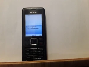 Handy Nokia 6300 - schwarz (Ohne Simlock). Nur Englische Sprache , kein Deutsch - Bild 1 von 3