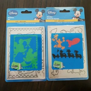 Nuevo en paquete Provocraft Cuttlebug Disney troqueles de corte 2 diferentes Mickey Mouse y paseos - Imagen 1 de 5
