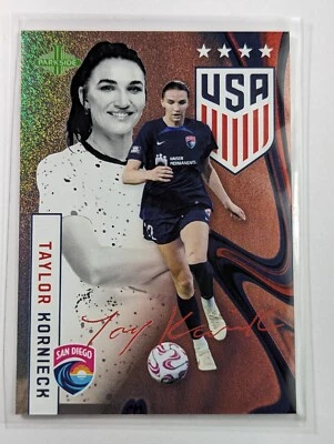 2023 Parkside USWNT One Nation One Team #11 Taylor Kornieck Red Foil #D 14/25 - Image 1 of 2