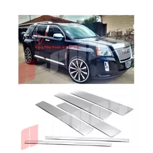 Poste de pilar para 10 ~ 11 12 14 15 16 2017 GMC TERRAIN acero inoxidable plata 6 piezas - Imagen 1 de 1