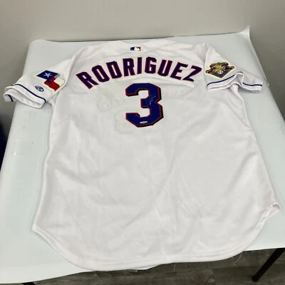 Alex Rodriguez Signed Authentic Game Model Texas Rangers Jersey UDA Upper Deck - Image 1 of 4
