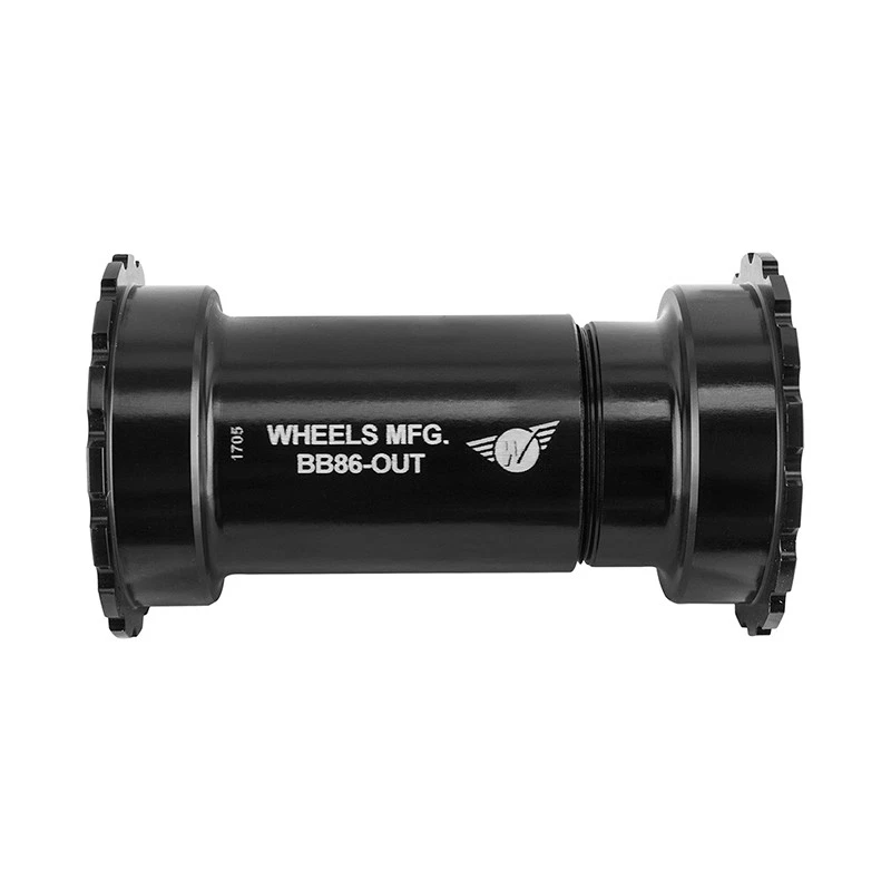 Wheels Manufacturing BB86 Bottom Bracket Bb Set Wob Bb86 Shi Bk Thread Together - Image 1 of 1