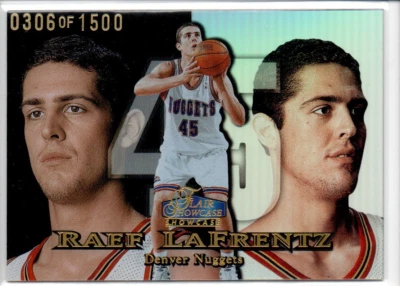 1998-99 Flair Showcase Row 1 #30 Raef LaFrentz RC /1500 - Image 1 of 2